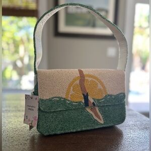 Beaded bag with diver and lemon 🍋